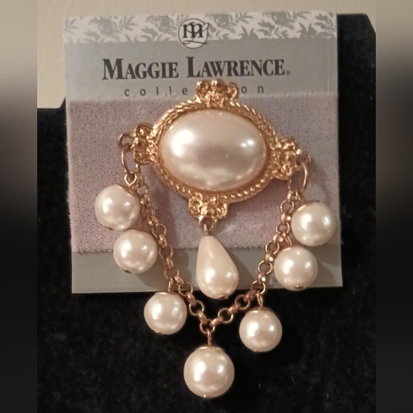 VINTAGE Maggie Lawrence Brooch NEW OLD STOCK - Picture 2 of 15